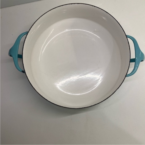 GUC IHQ vintage Dansk Kobenstyle pot, light teal/tuquoise/ 3 qt - Picture 6 of 8